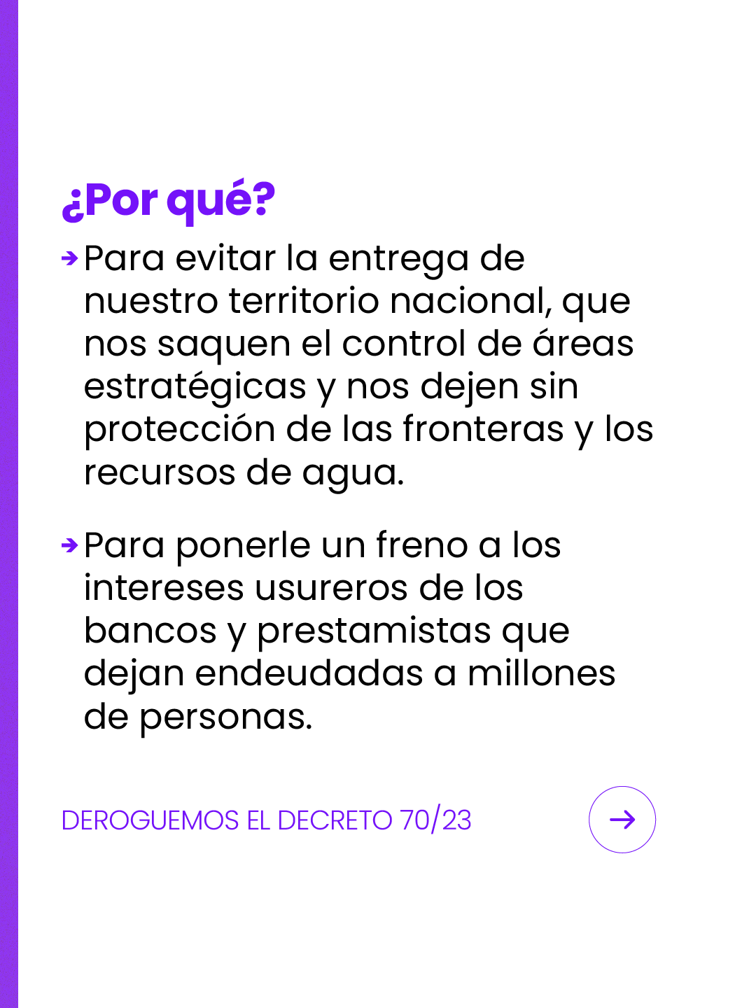 15/10 Marchamos por la derogación del DNU 70/23 ¡Por la soberanía y la educación! 5 14 10 2026 Abajo el DNU 3