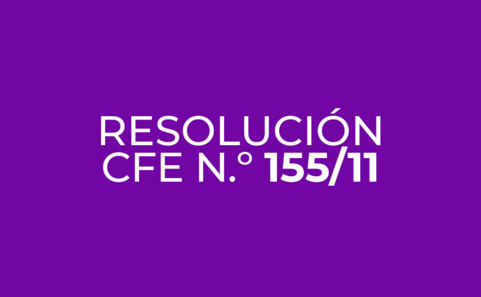 Resoluciones CFE 155