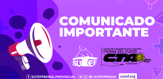 Comunicado importante