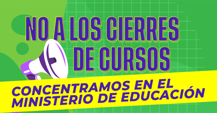 01-03-2021 No a los cierres de cursos