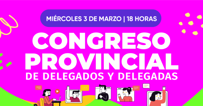 Congreso Provincial de delegadas y delegados