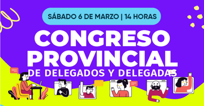 Congreso Provincial de delegados y delegadas