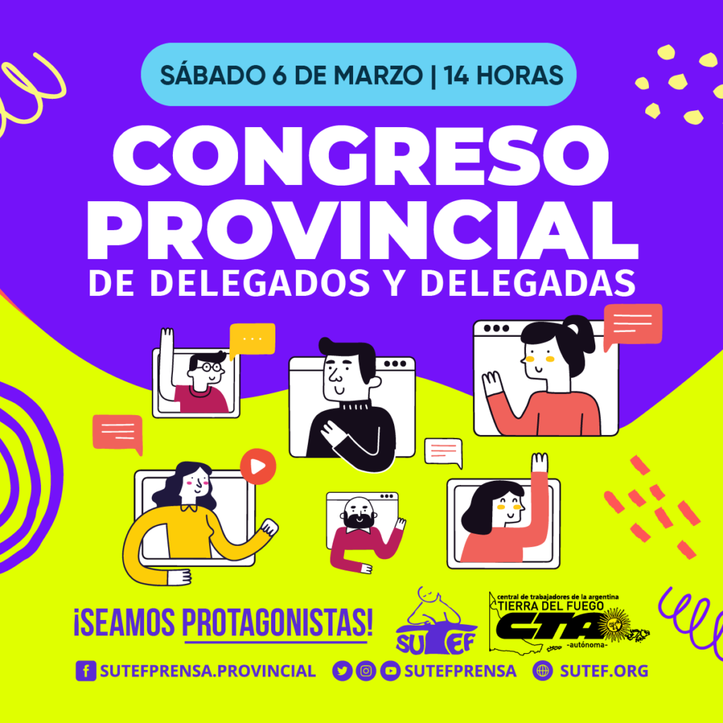 Congreso Provincial de Delegadas y Delegado