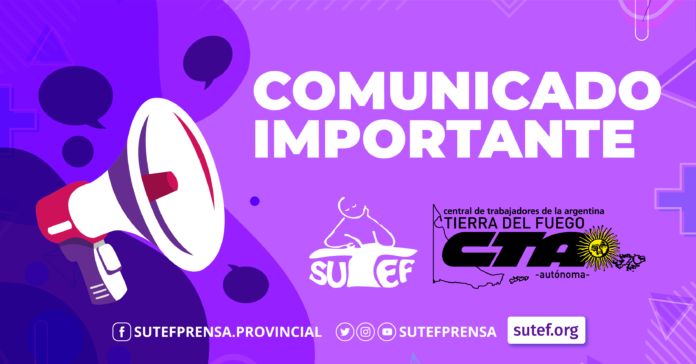 Comunicado importante Comunicado importante