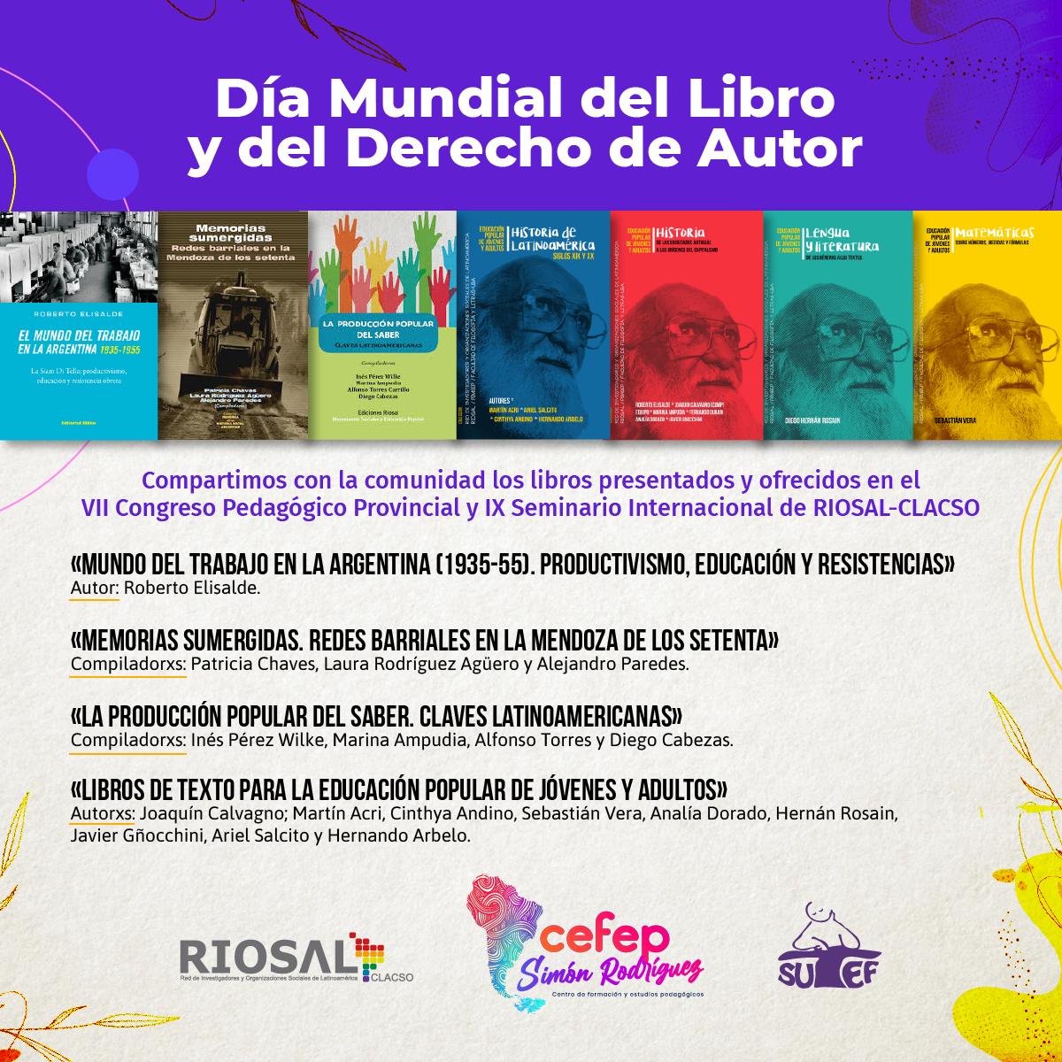 Día Mundial Del Libro Y Del Derecho De Autor