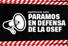 08/07 Paro provincial en defensa de la OSEF