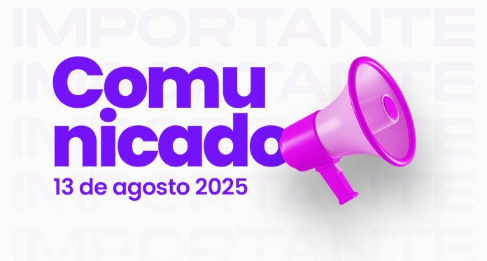 13-08-2025 Comunicado importante